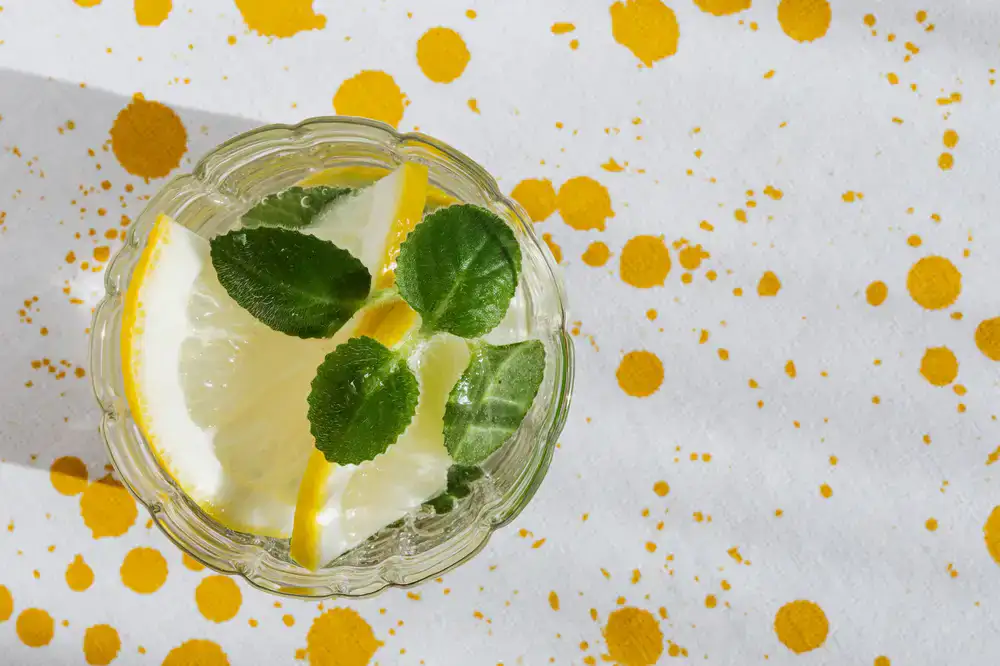 Bright flaky salt with green herbs and citrus zest