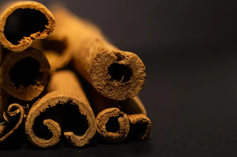 Close up of fresh vivid spices